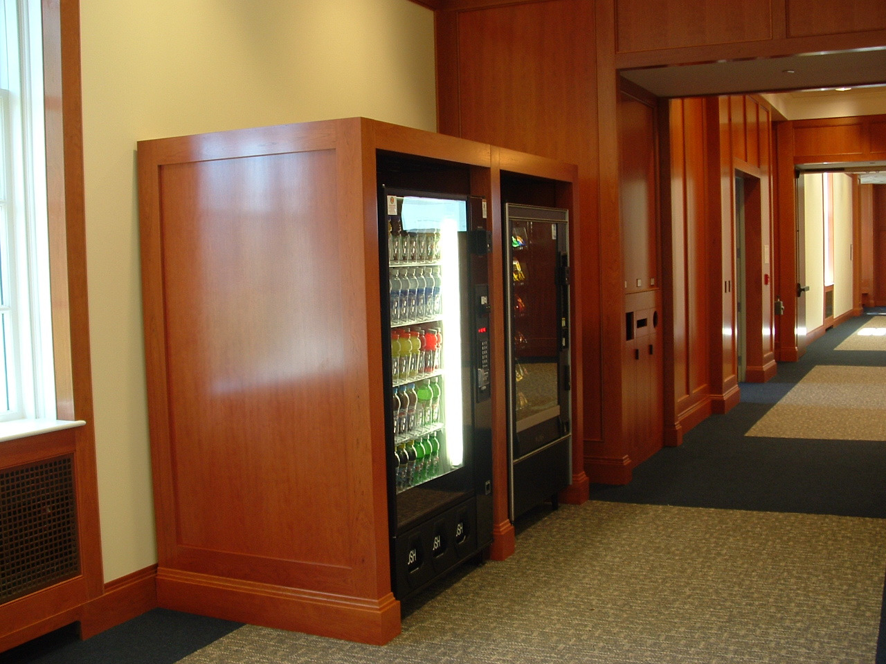 Custom millwork on a college campus
